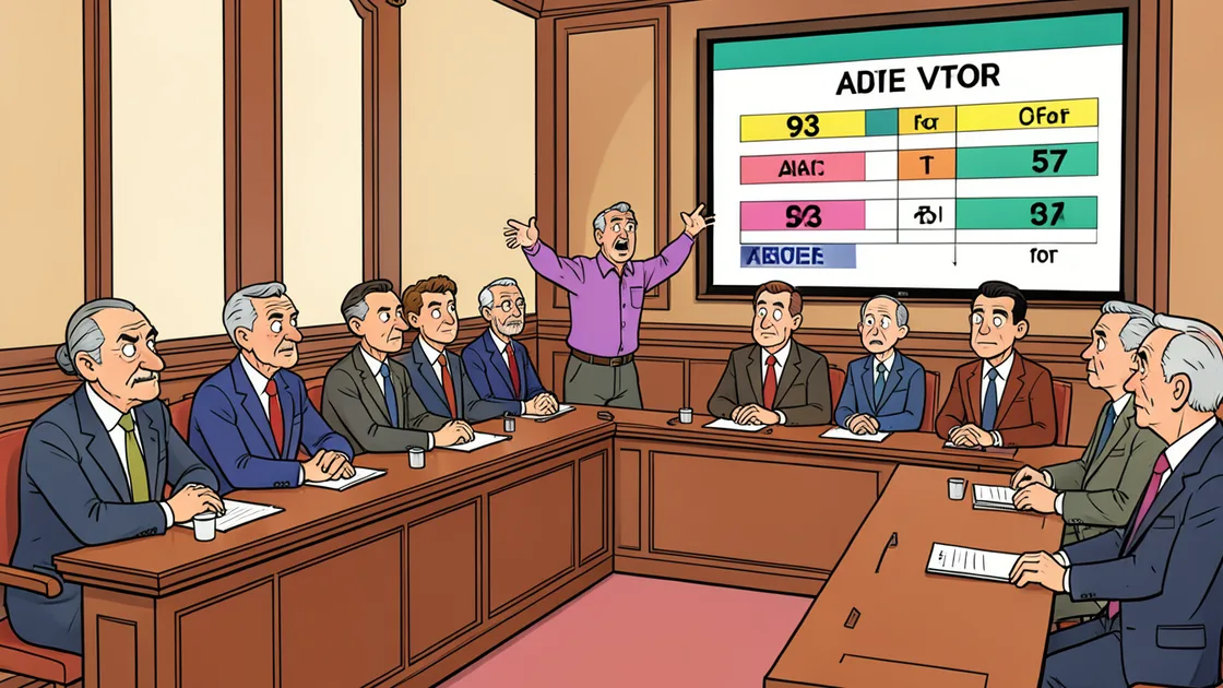 Cartoon: Motie Stöteler over nettoafdracht verwerpen