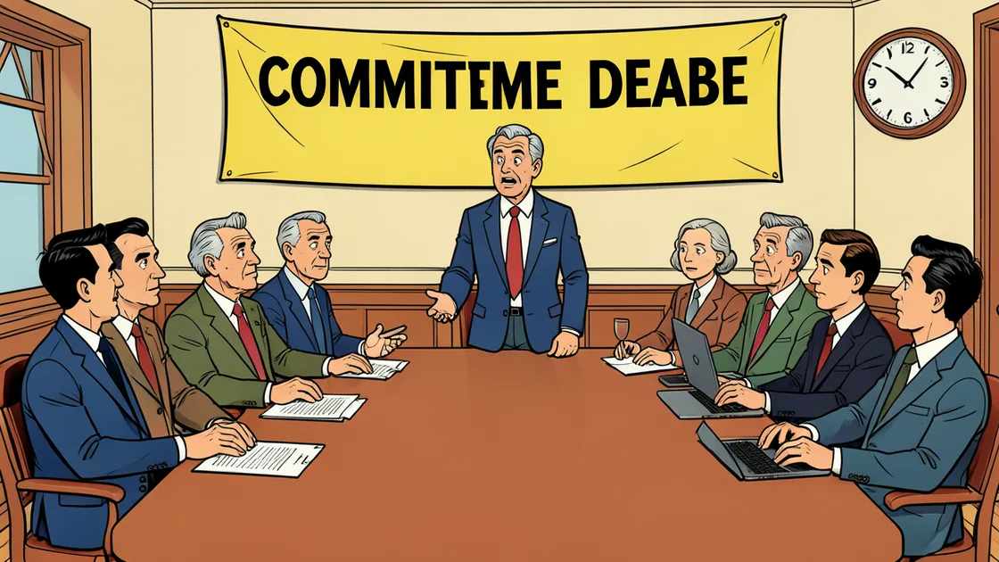 Cartoon: Debat over hersteloperatie kinderopvangtoeslag
