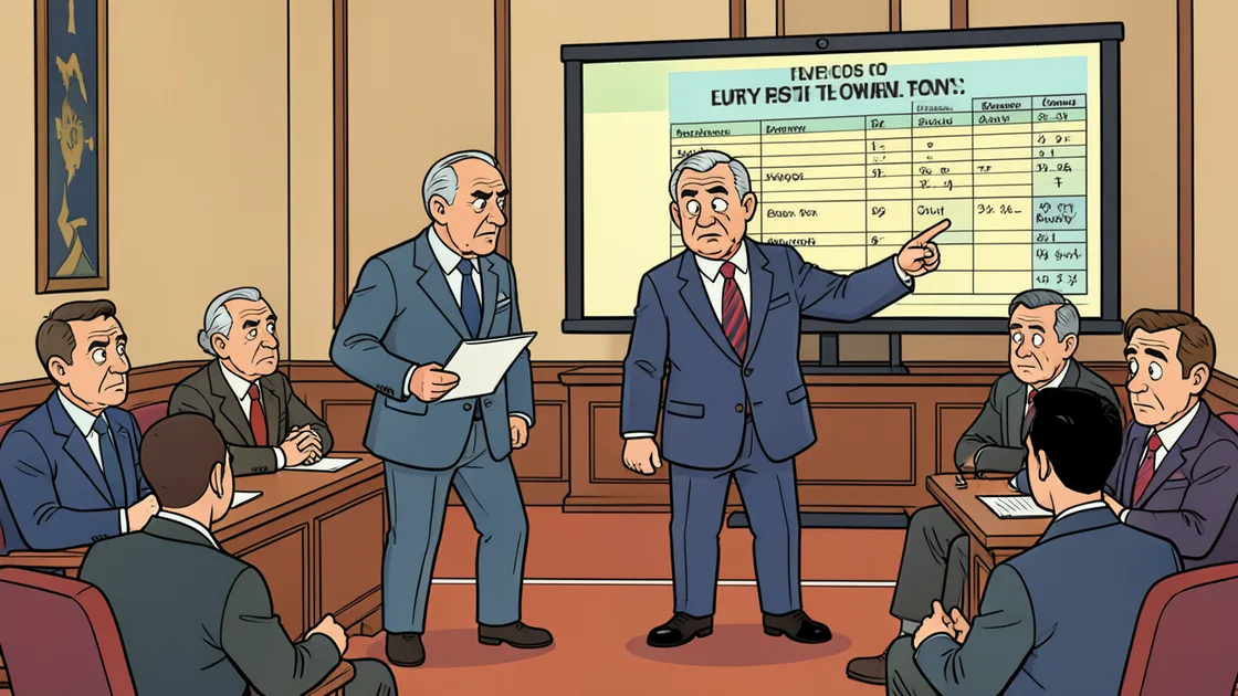 Cartoon: Motie tegen budgetreducties van Europese Commissie