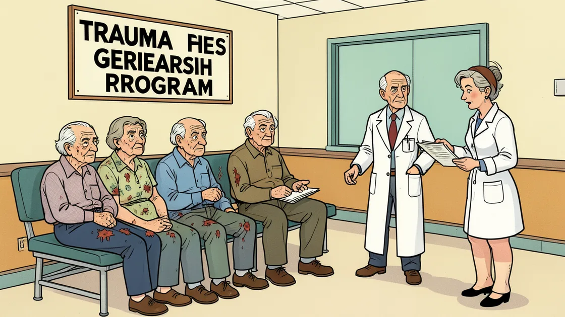 Cartoon: Motie over traumageriatrie voor ouderen aangenomen