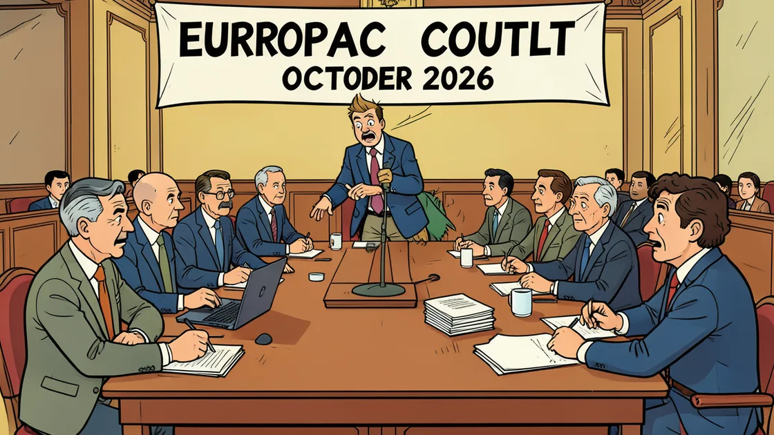 Cartoon: Debat over Europese top in oktober 2026