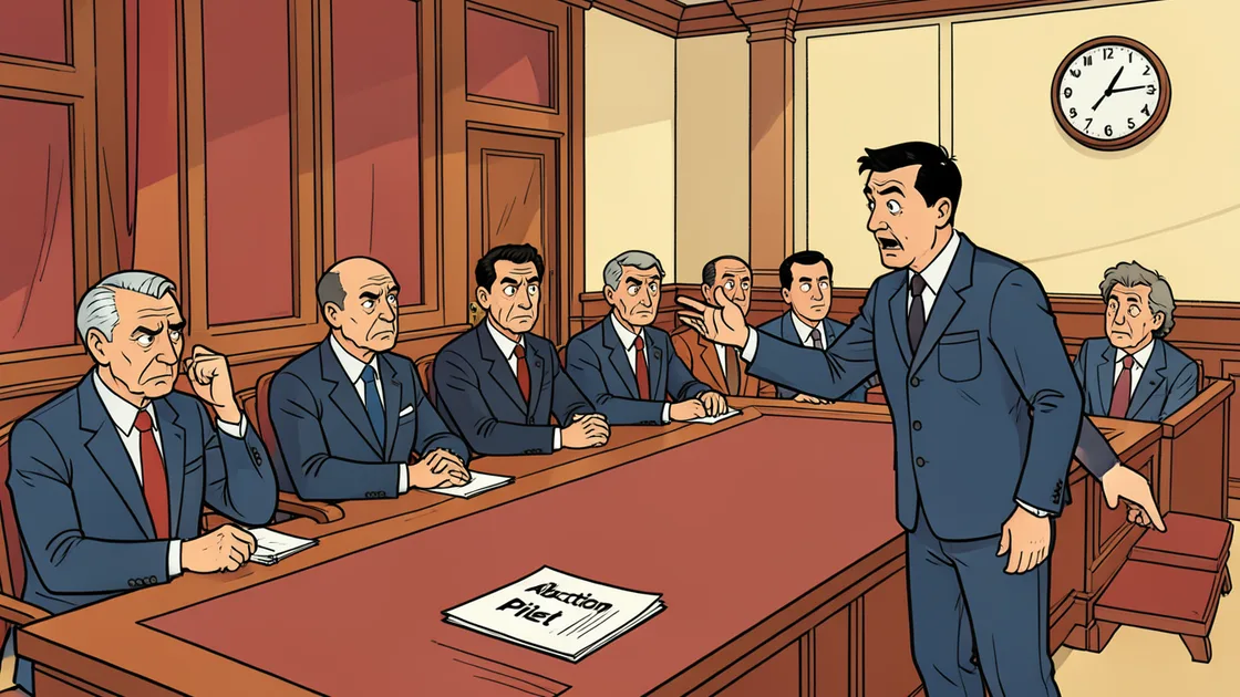 Cartoon: Motie afkeuring beleid abortuswet
