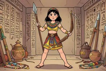 Prinsessen in Oude Egypte konden goed met wapens overweg: 'Geen luxelevens'
