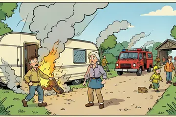 Brabants stel geëvacueerd door natuurbrand in Frankrijk: ‘We weten niet of onze caravan er straks nog staat’