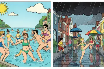 Opnieuw een zomerse dag met hoge temperaturen, maar later lokaal kans op felle onweersbuien