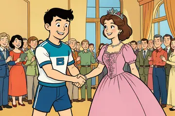 Twee jaar geleden liet handdruk voetballer en prinses Spanje smelten, nu is het sprookje echt voorbij
