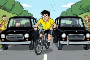 Tour-smaakmaker Huub Artz baalt na sterke tijdrit: 'Zat klem tussen Astana-auto's'