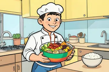 Wat Eten We Vandaag: Vega pokébowl met gemarineerde mango