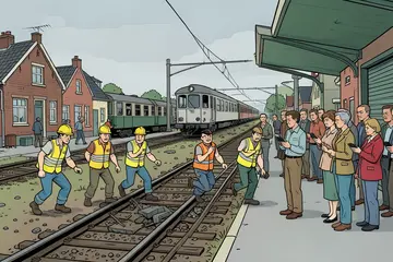 Geen treinen tussen Den Bosch en Boxtel na aanrijding op het spoor