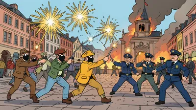 Franse protesten verergeren met plundering en 2400 arrestaties