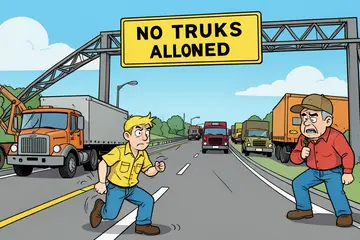Merwedebrug dicht voor vrachtwagens