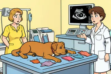 Hond braakt zes damesslips uit bij dierenarts: 'Ik denk dat ze er spijt van heeft en het niet meer zal doen'