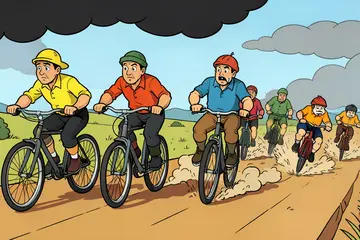 Vier koplopers pakken voorsprong in sprintersrit, mogelijk regen en onweer op komst