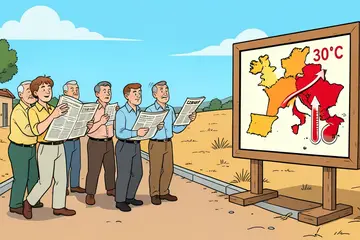 'Heel opvallend': Weerkaar­ten hinten op vierde regionale hittegolf van het jaar