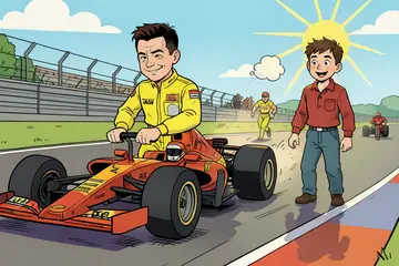 Max Verstappen goed begonnen aan kwalificatie, alleen Norris fractie sneller