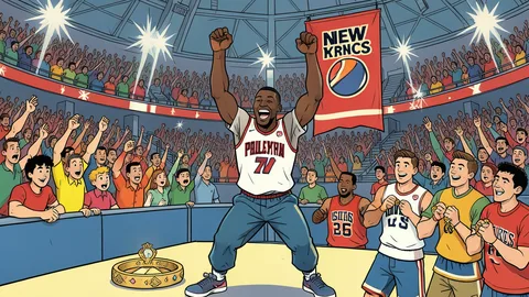 LeBron James debuteert bij 76ers met zege op Knicks