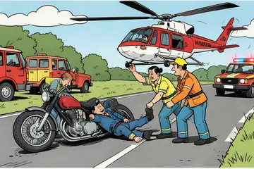 Ernstig ongeluk in Dieren: twee gewonden, traumahelikopter landt
