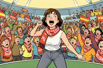 Marieke is voorzitter van de Union Berlin-fanclub: ‘Hoe slechter het voetbal, hoe beter de sfeer’