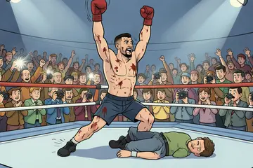 Sensationele en emotionele comeback: Anthony Joshua gaat twee keer neer, maar wint met een knock-out
