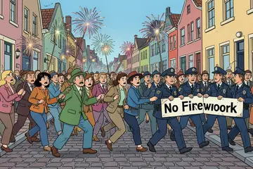 Volledig verbod op vuurwerk in 99 gemeenten tijdens jaarwisseling, vooral in zuiden van Nederland