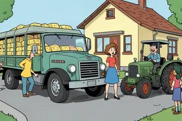 Sabrina hoopt op 200 zeepjes voor het goede doel, maar al gauw stopt er een vrachtwagen vol voor haar deur