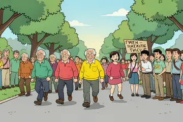Eerste wandelaars al om 4 uur van start gegaan voor Nijmeegse Vierdaagse,  oudste deelnemer is 92, jongste 11
