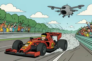 Max Verstappen was al enthousiast, nu geniet de hele Formule 1 van Nederlandse dronebeelden: ‘Superspectaculair’