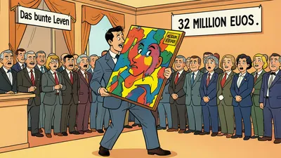 Kandinsky-schilderij geveild voor 32 miljoen euro