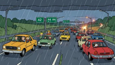 Drukste spits van het jaar in Nederland