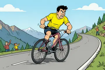 Gert Jakobs kon totaal niet klimmen, toch moest hij bergop remmen op de Alpe d’Huez: ‘Ik ging als een raket’