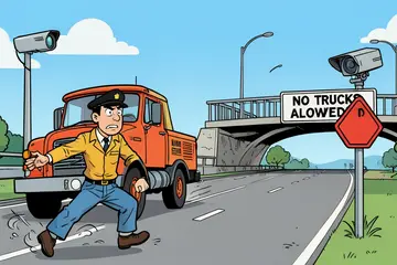 Vanaf zaterdag krijgen vrachtwagenchauffeurs op Merwedebrug 500 euro boete