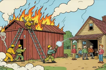 Brand in paardenstal in Aardenburg onder controle