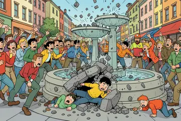 Feest na WK-winst Spanje eindigt in drama: jongen (13) overleden nadat fontein instort