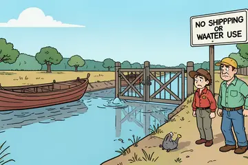 Vanaf zaterdag geen scheepvaart op Twentekanaal vanwege droogte: sluizen bij Eefde blijven dicht