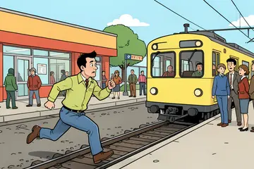 Duitse conducteur zet trein stil om toiletpapier te halen bij de supermarkt