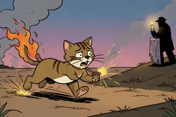 Katten ‘met brandbare vloeistof aan staart’ gebruikt om bosbranden aan te steken in Italië: ‘Criminele geesten’
