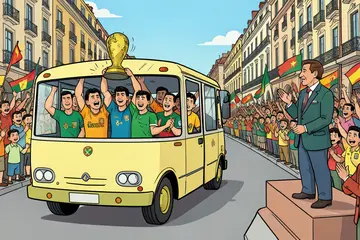 Spaanse voetballers terug in Madrid, volg de huldiging van de wereldkampioen hier