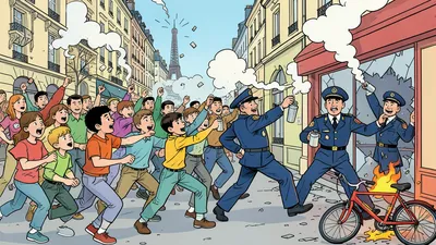 Protesten Frankrijk en België lopen uit de hand