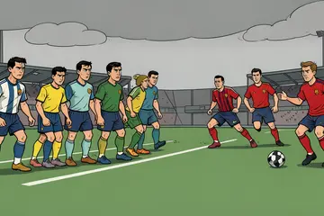 Historisch machteloze start van WK-finale, Lionel Messi raakte in eerste kwartier alleen de bal bij... aftrap
