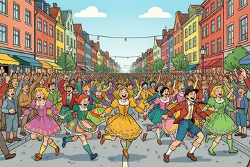 Uitbundig Zomercarnaval trekt door centrum Rotterdam
