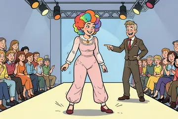 Maan verschijnt met opvallend kapsel als model voor topontwerper, die haar niet zomaar vroeg