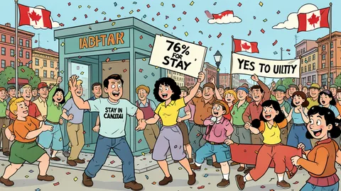 Alberta blijft bij Canada in referendum