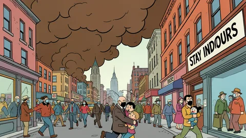 Rook Canada beïnvloedt luchtkwaliteit New York