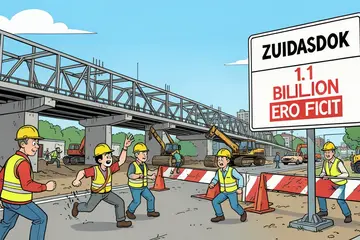 Shifting money, delays and a 1.1 billion euro deficit: for mega-project Zuidasdok it looks like make-or-break