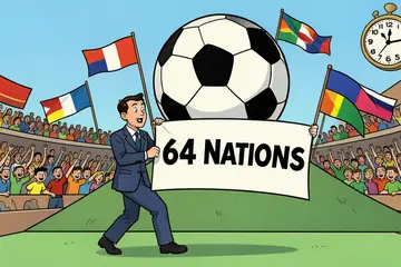 Baas Zuid-Amerikaanse voetbalbond hoopt op WK met 64 landen in 2030: ‘Historische kans om groot te dromen’