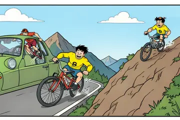 Arensman gevallen in afdaling van Galibier, Carapaz heeft bolletjestrui binnen