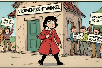 ‘Best gek’: in tijd waarin het volop gaat over onveiligheid van vrouwen dreigt vrouwenrechtswinkel te verdwijnen