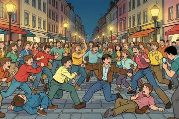 Eerste avond van de Gentse Feesten ontsierd door zware vechtpartij: tientallen jongeren op de vuist