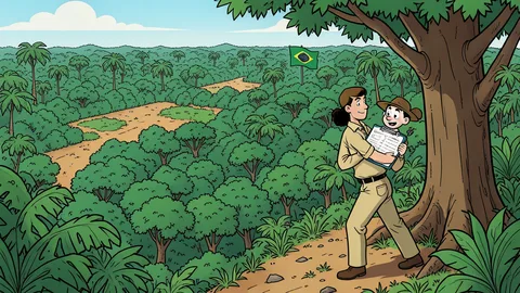 Amazon deforestatie daalt tot recordlaag