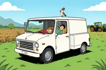 Op deze camping slaap je midden in de weilanden in een melkbus: ‘Wat is dit?’